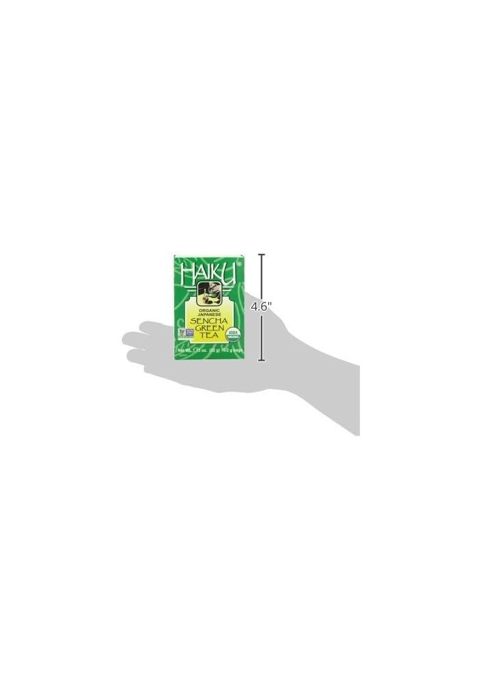 Haiku Organic Japanese Sencha Green Tea, 16 Teabags (Pack of 6) - Image 5